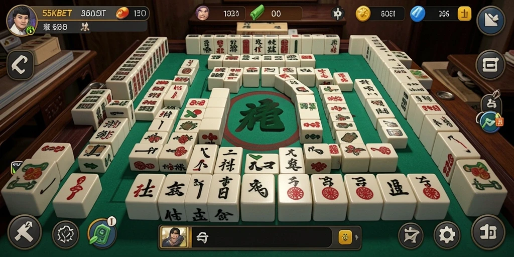 Mainkan Mahjong seru di 55KBET dengan grafis menarik.