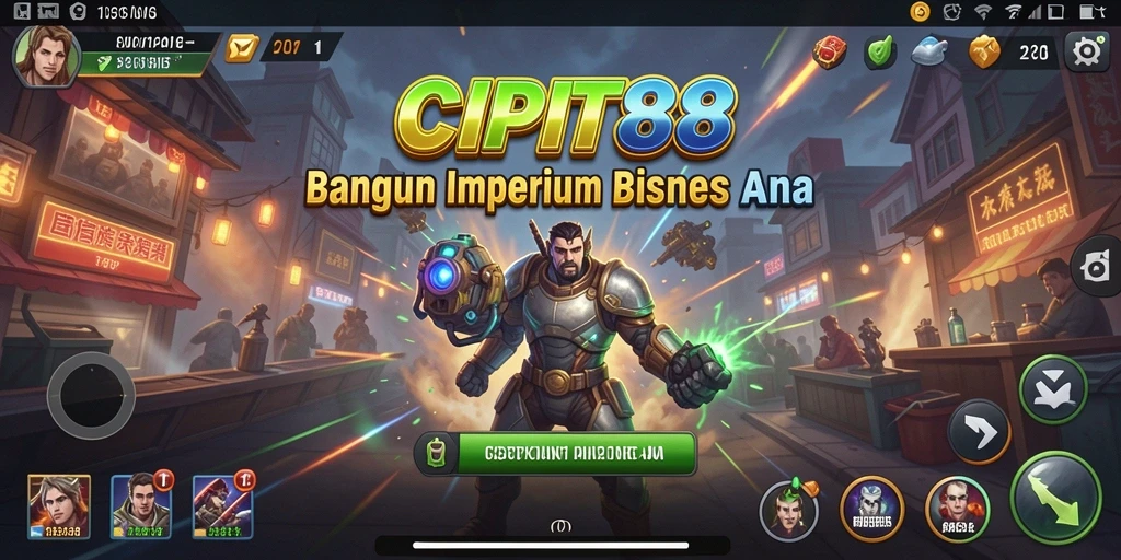 Screenshot utama CIPIT88 menunjukkan gameplay Tycoon yang mendebarkan.