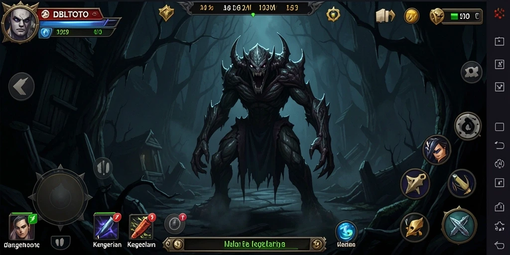 Tangkapan layar DBLTOTO menunjukkan suasana mencekam yang khas dari game Horror.