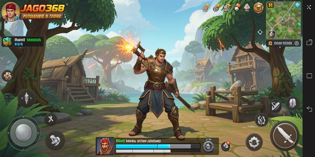 Screenshot gameplay menunjukkan dunia terbuka yang menakjubkan dan penuh petualangan.