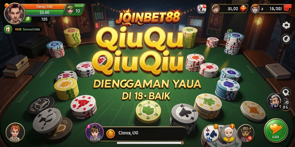 Screenshot dari permainan QiuQiu yang penuh aksi.