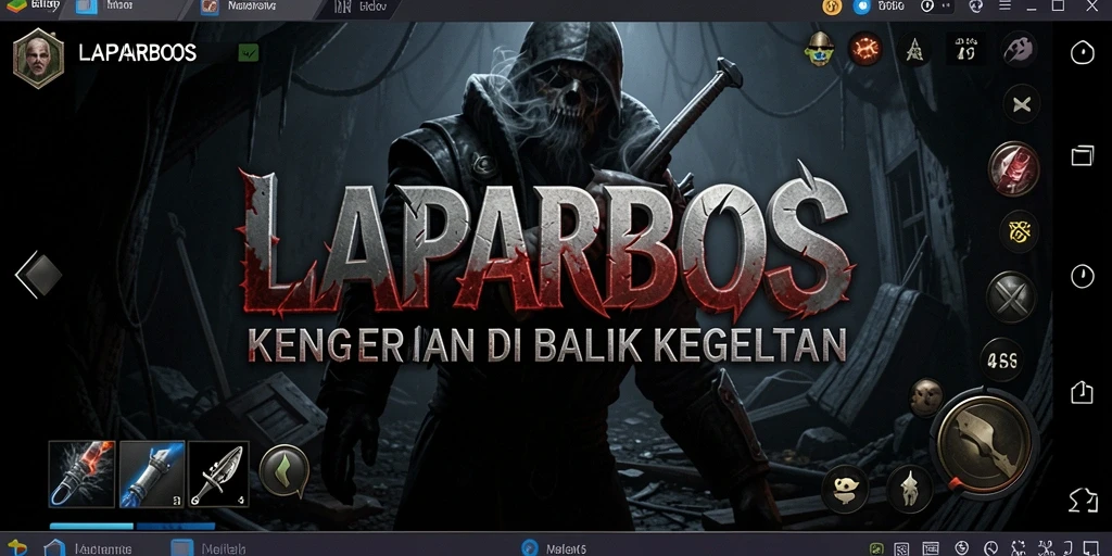 Screenshot utama menampilkan aksi mendebarkan dalam suasana menegangkan.