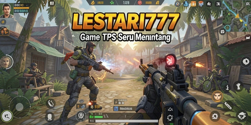 Screenshot gameplay LESTARI777 yang menunjukkan aksi menegangkan di TPS.