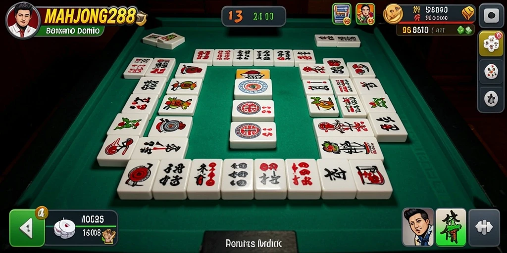 Tampilan menarik dari gameplay MAHJONG288 yang mengasyikkan.