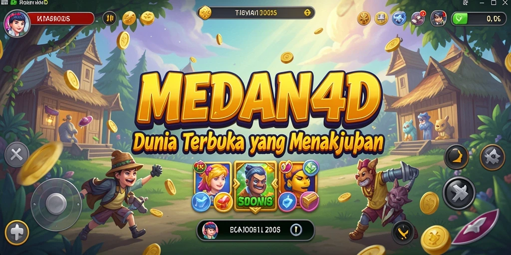 Menampilkan gameplay MEDAN4D yang menakjubkan dalam dunia terbuka.