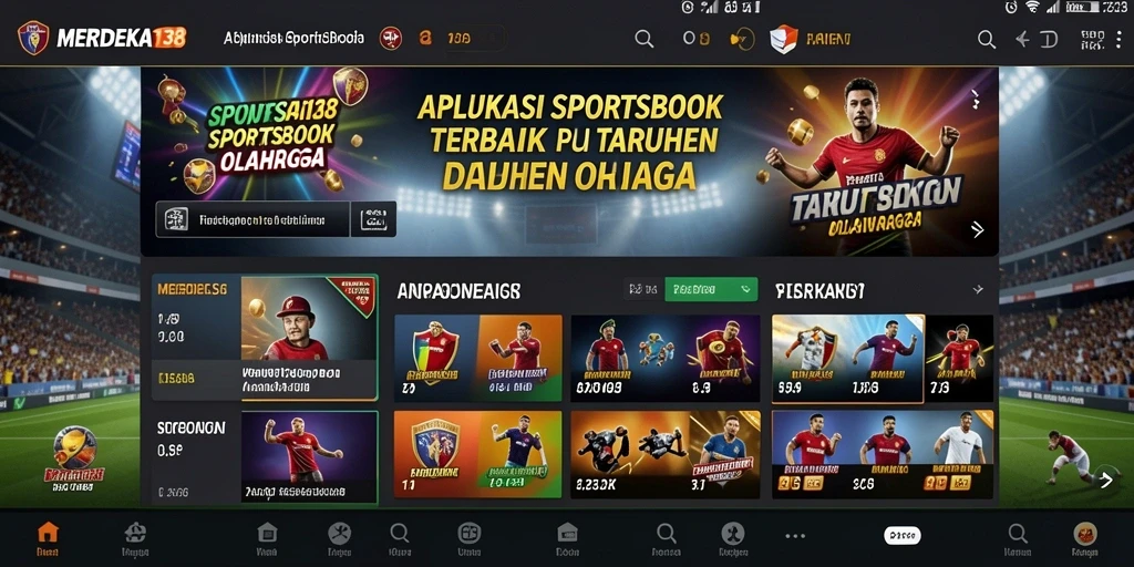 Tampilan antarmuka MERDEKA138 yang menarik dan user-friendly.