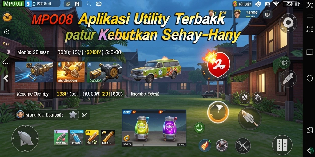 Tampilan antarmuka MPO08 yang sederhana dan efisien.