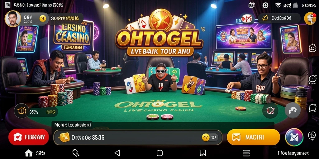 Gameplay Live Casino yang mendebarkan di OHTOGEL.