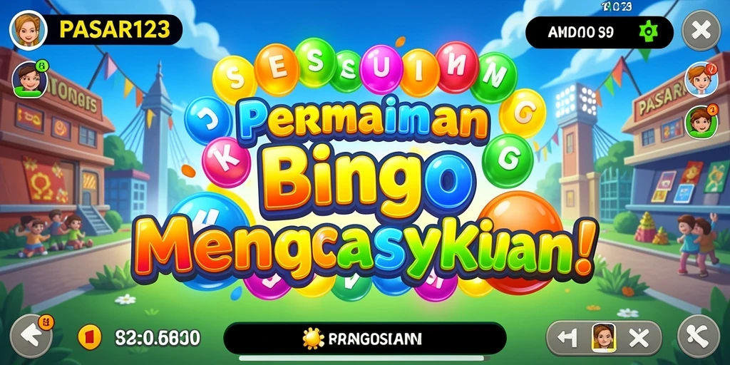 Gambaran gameplay PASAR123 yang seru dan interaktif dalam permainan Bingo.