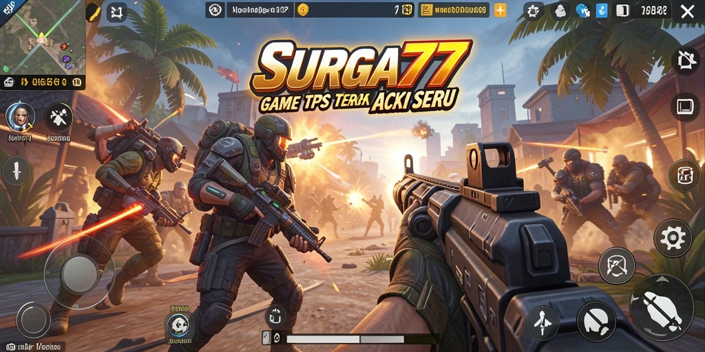 Tangkapan layar gameplay SURGA77 yang penuh aksi.